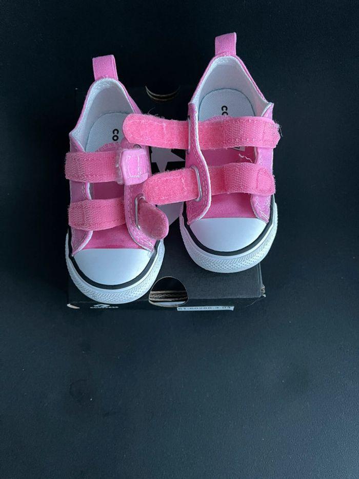 Converse rose à scratch taille 22 - photo numéro 6