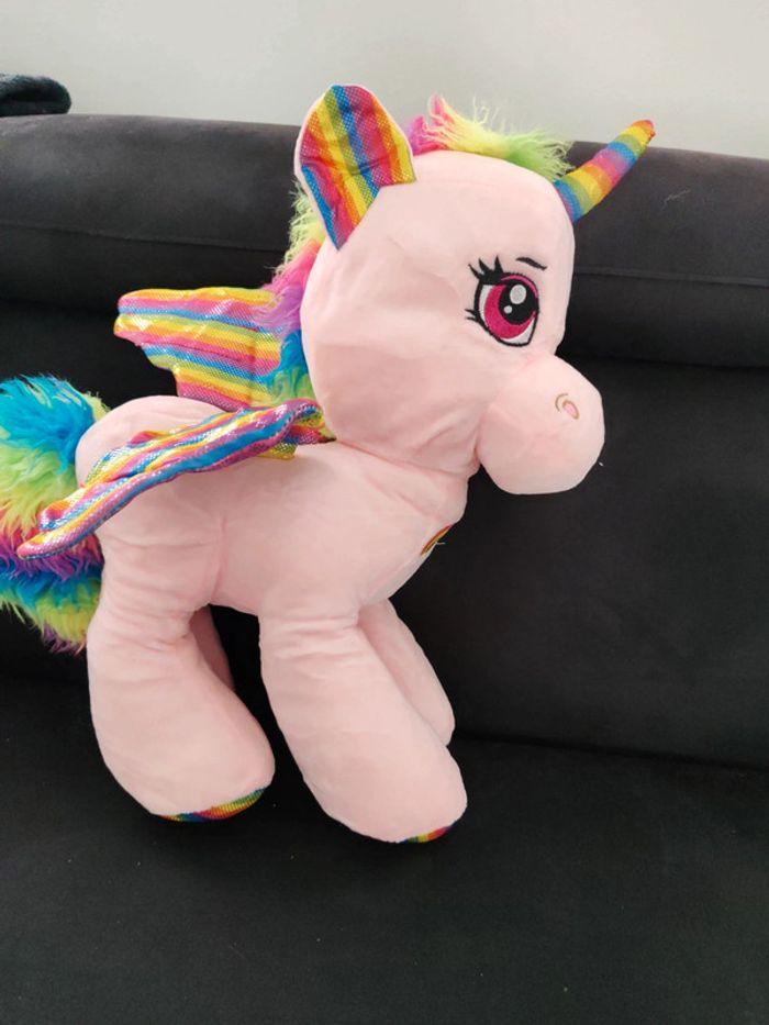 Grosse peluche licorne - photo numéro 2