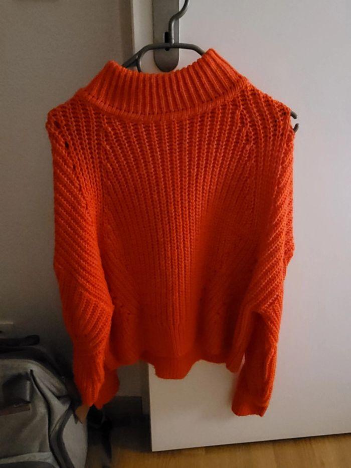 Pull orange h&m - photo numéro 1