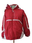 Veste de Ski Quechua avec balise Recco intégrée mixte taille Europe 42 Rouge Blanc