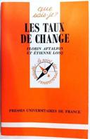 Livre Que sais-je PUF Les taux de change