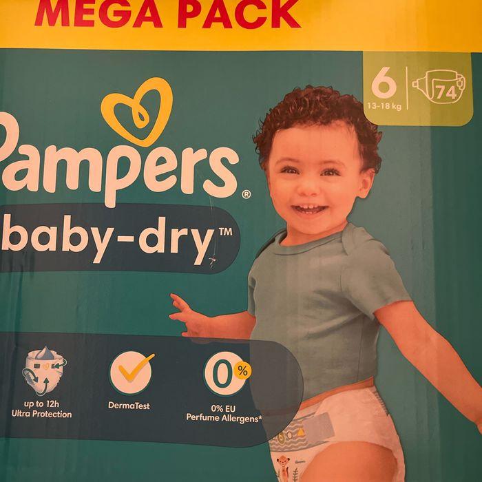 Un carton de couches Pampers à 25€ avec le code moins 30% supplémentaire  Classe30 , donc 17€50