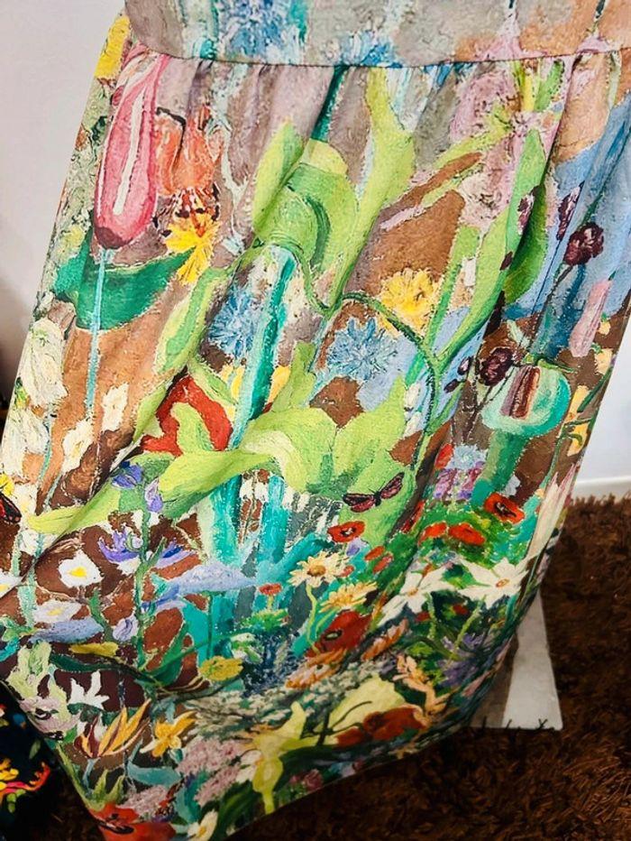 Robe longue effet toile peinture - photo numéro 5