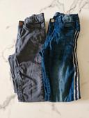 Lot X 2 jeans pour fille taille 7 ans