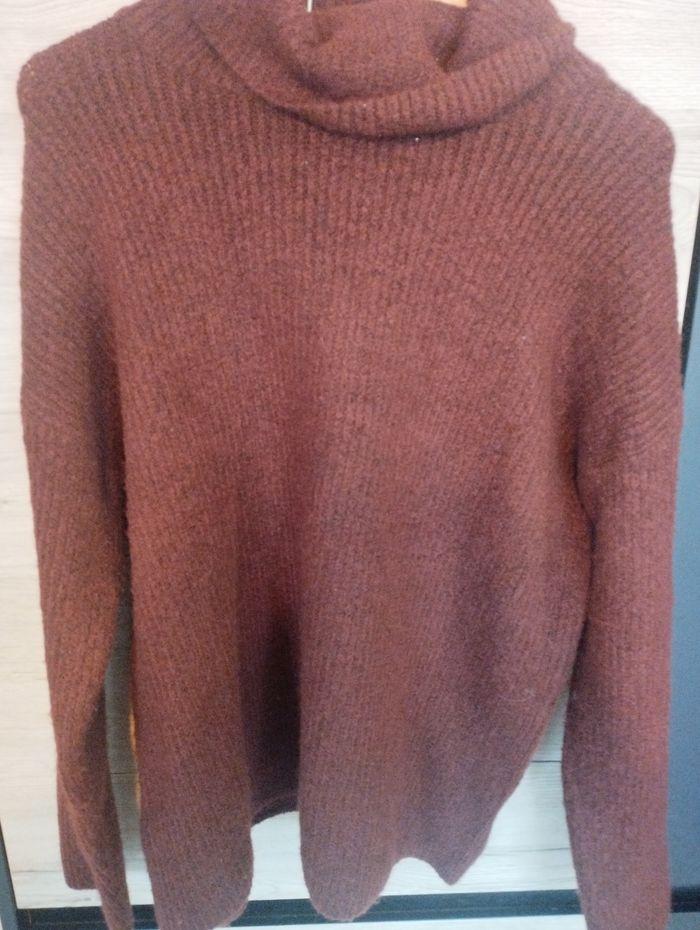 Pull long femme terracotta taille L Kiabi - photo numéro 2