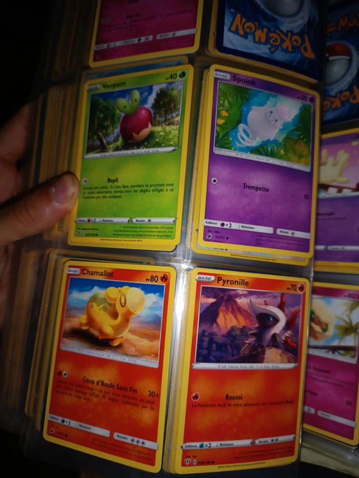 Lot de 100 cartes Pokémon sans double version française et original