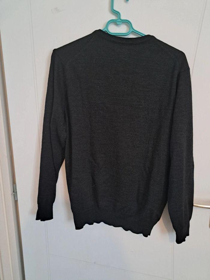 Pull gris foncé Bragard taille L - photo numéro 2