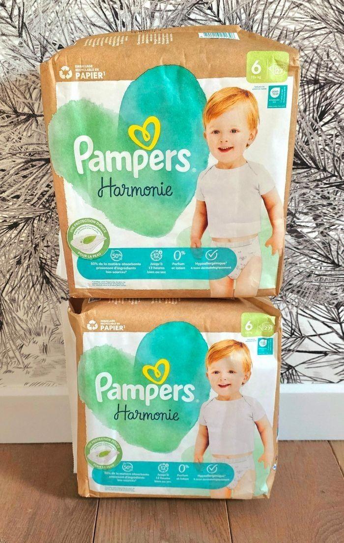 Couches Pampers Harmonie Taille 6 - 13+ kg - photo numéro 1