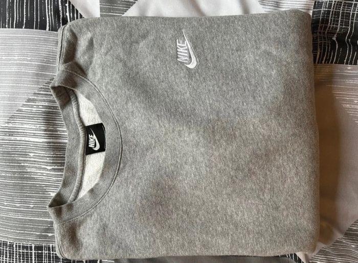 Pull gris avec de la moumoute, Nike, taille L - photo numéro 6