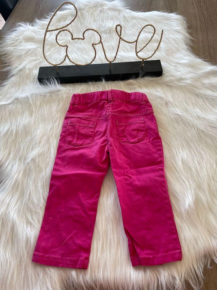 Très beau pantalon rose gemo taille 12 mois - photo numéro 3