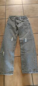 Jeans gris t12 ans