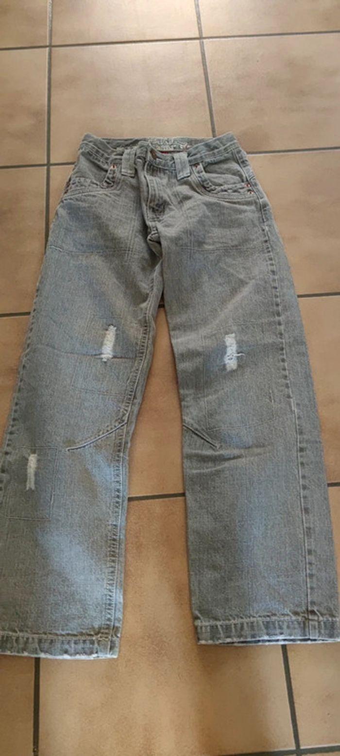 Jeans gris t12 ans - photo numéro 1