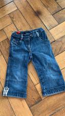 Pantacourt  jeans Burberry T:5ans