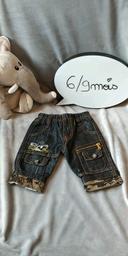 Pantalon jeans Garçon 6/9 mois moto Shunfa Jeans Wear