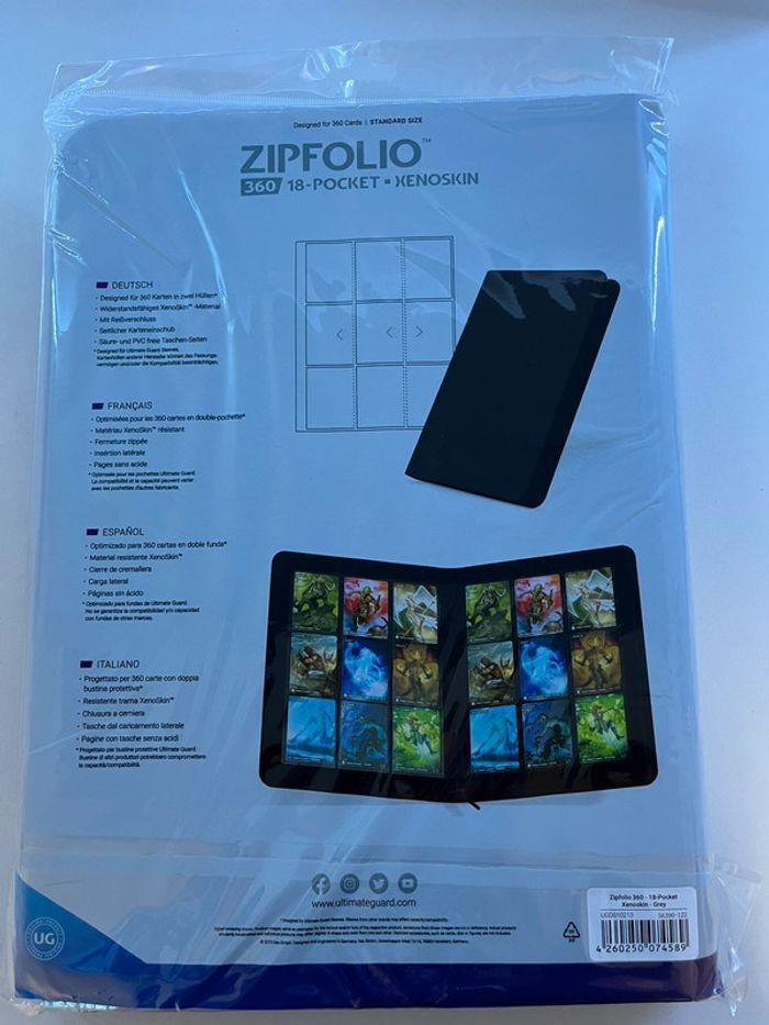 Binder noir xenoskin zipfolio 360 cartes - photo numéro 2