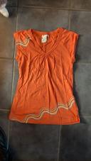 Blouse orange