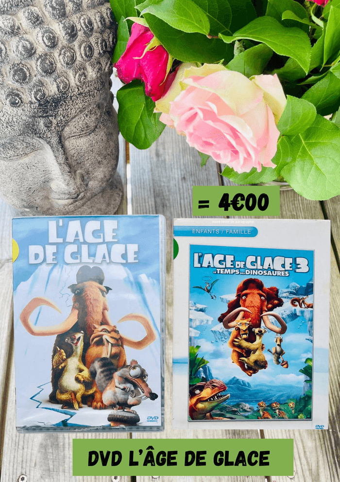 Lot DVD Age de glace