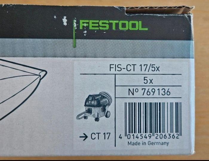 Sac filtre aspirateur festool FIS-CT 17/5x n°769136 - photo numéro 1