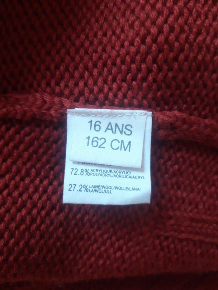 Veste gilet chaud en rouge de DDP fille 16 ans - photo numéro 13