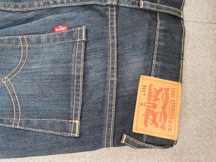 Jeans Levi's bleu brut 511 Slim taille 12 ans - photo numéro 4