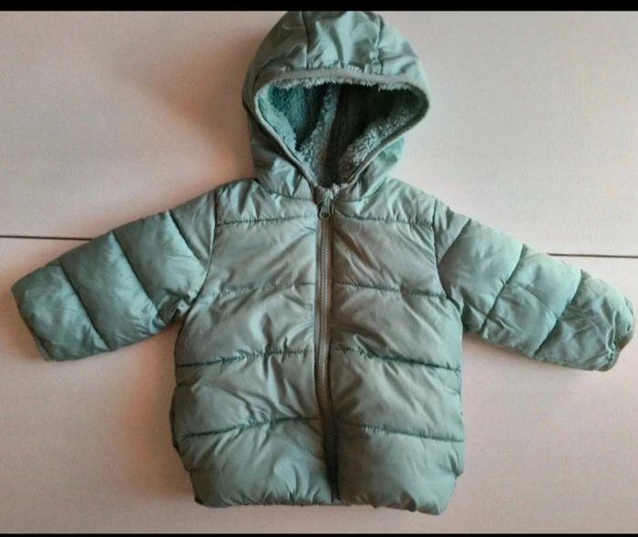 Manteau turquoise 18m - photo numéro 1