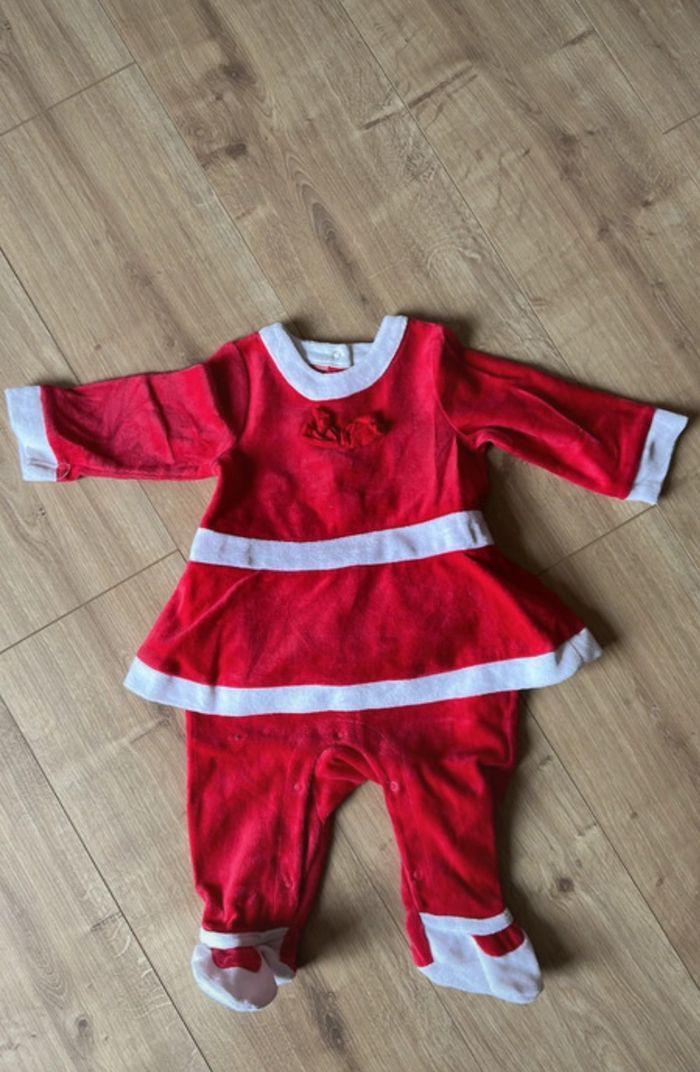 Costume mère Noël bébé 9 mois