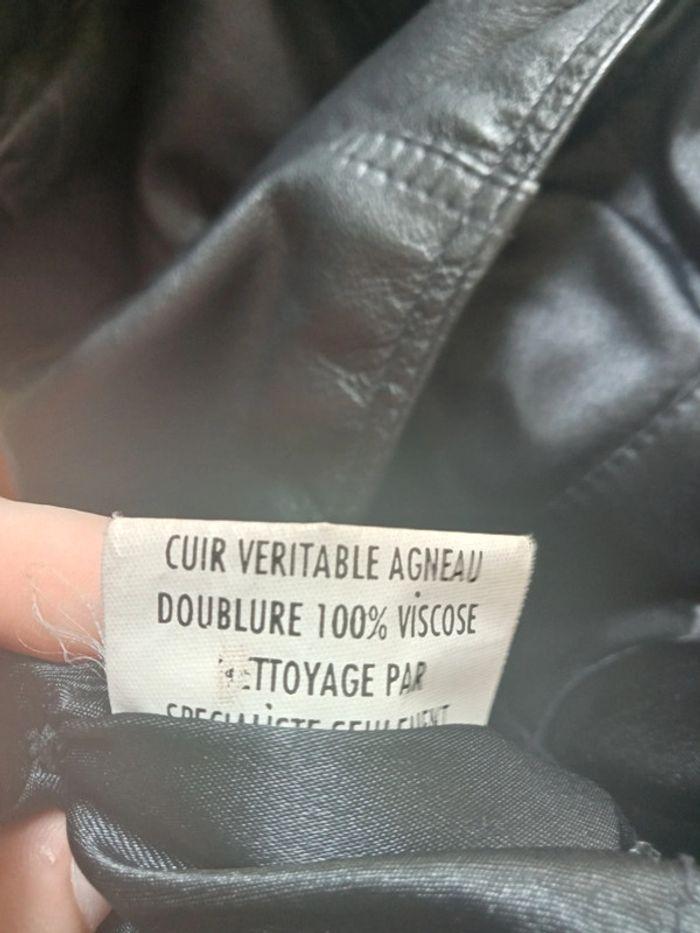 veste en cuir agneau - photo numéro 3