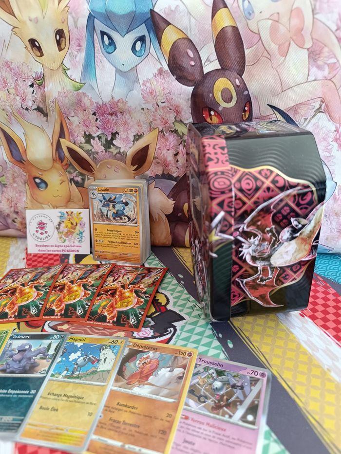 Lot de 55 cartes Pokémon+1 Pokebox+ des autocollants - photo numéro 5