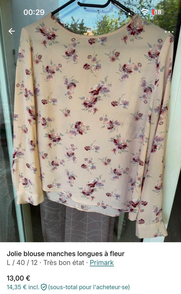 Blouse femme fleuri