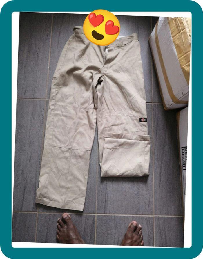 Pantalon dickies beige taille 42 hauteur 106 cm - photo numéro 1