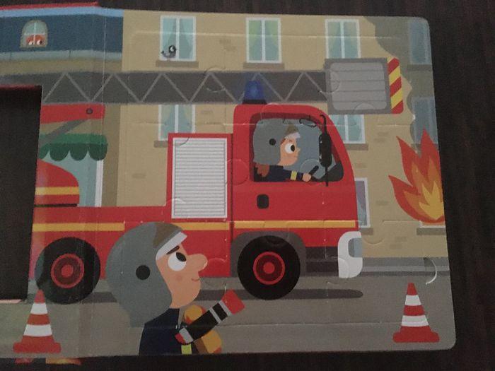 Mon livre Puzzle Les pompiers - photo numéro 2