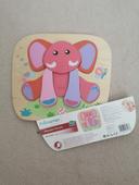 Puzzle elephant en bois