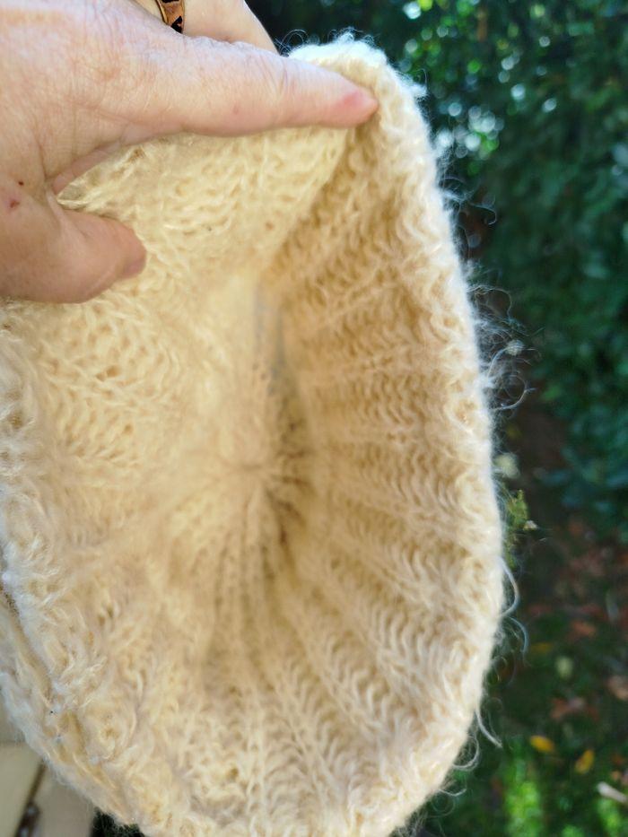 Gros bonnet mohair fait main - photo numéro 16