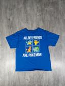 T-shirt Licence Pokémon Vintage Bleu Taille L Enfant