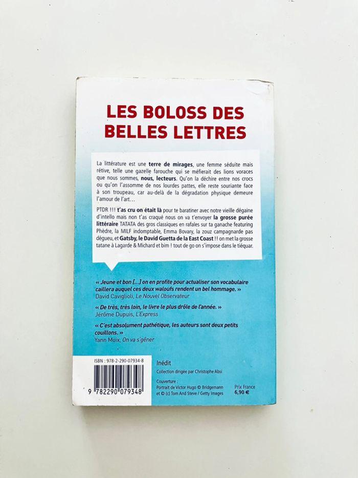 Les Boloss des belles lettres Quentin Leclerc Michel Pimpant - Editions J'ai Lu - photo numéro 2