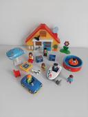 🏡 Playmobil 123 Maison de Vacances Piscine Voiture Bateau 9527