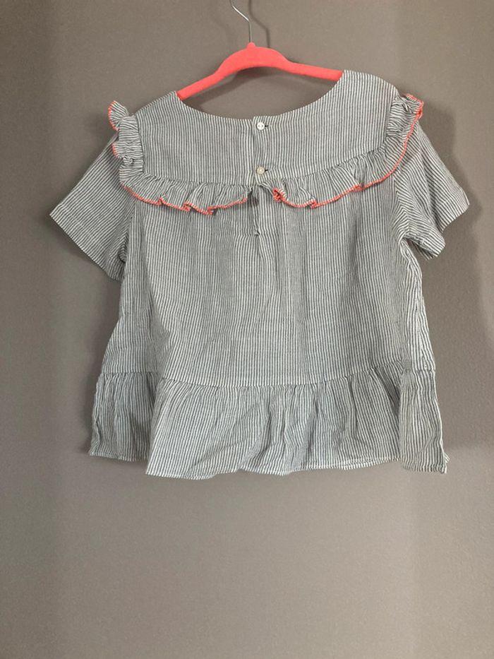 Bonpoint blouse Luna rayée 6 ans - photo numéro 3