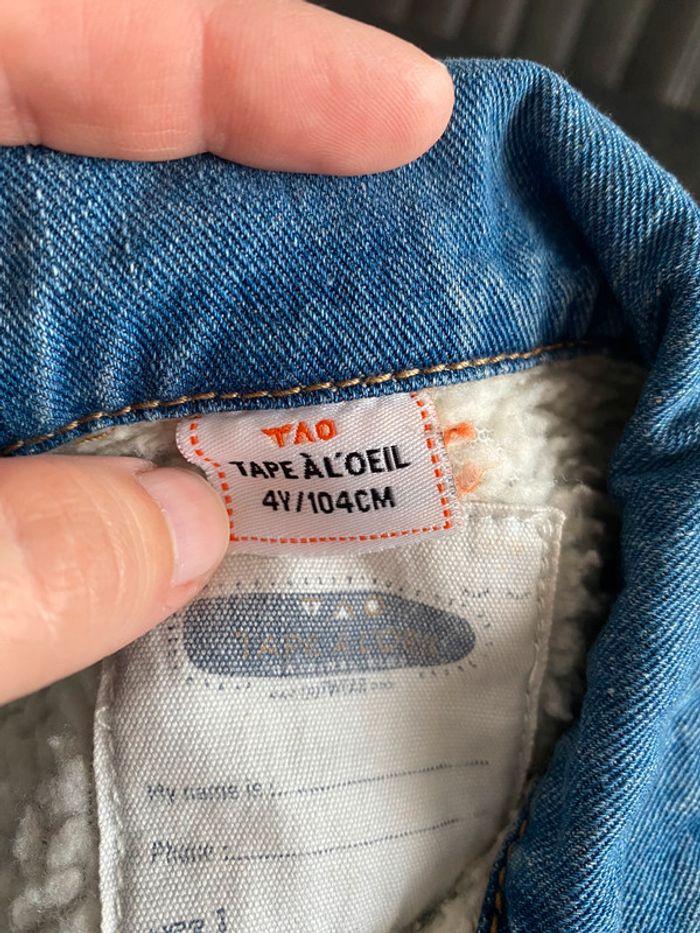 Veste en jeans fourrée - photo numéro 4