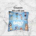 Coussin déhoussable bluey