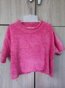 Pull maille rose 6 ans Kiabi