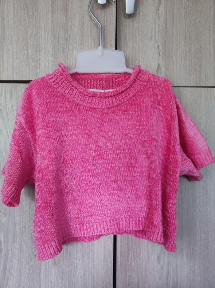 Pull maille rose 6 ans Kiabi - photo numéro 1