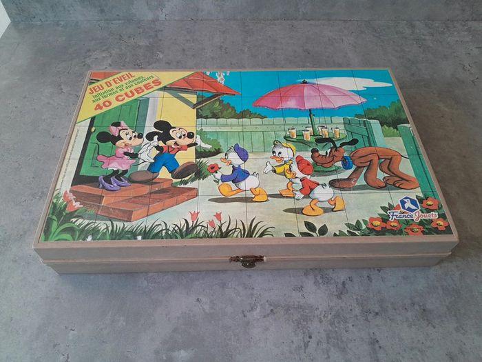 Jeu d'éveil cubes vintage Walt Disney - photo numéro 6