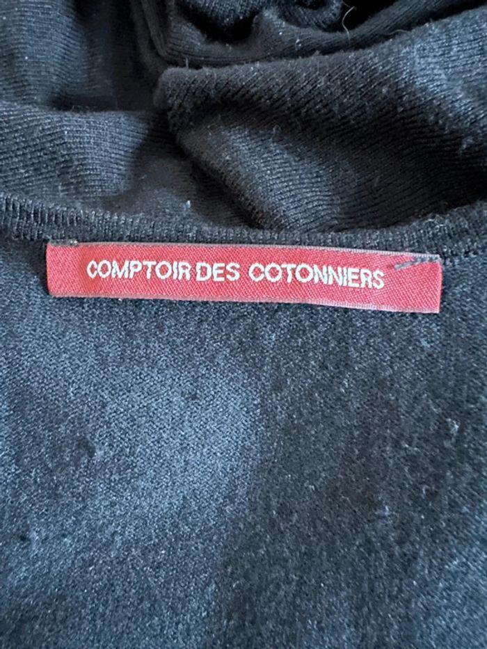 Robe noire comptoir des cotonniers slim T:S - photo numéro 5