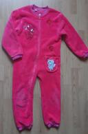 Pyjama chaud 1 pièce rose/ Onesie zonder voeten meisje 6jaar