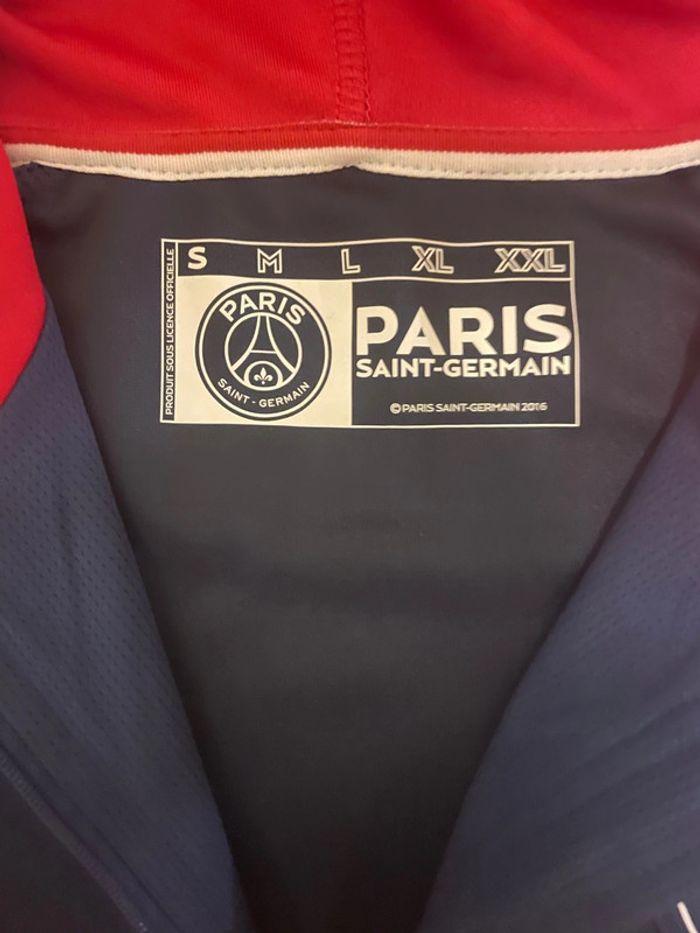 Pull à capuche zipée psg - photo numéro 5