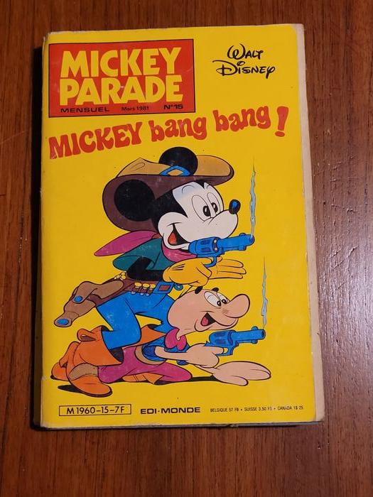 2 Mickey Parade - Disney - vintage 1981 - photo numéro 2