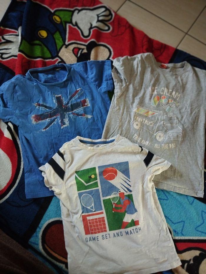 Lot de 3 t-shirt garçon taille 10 ans - photo numéro 1