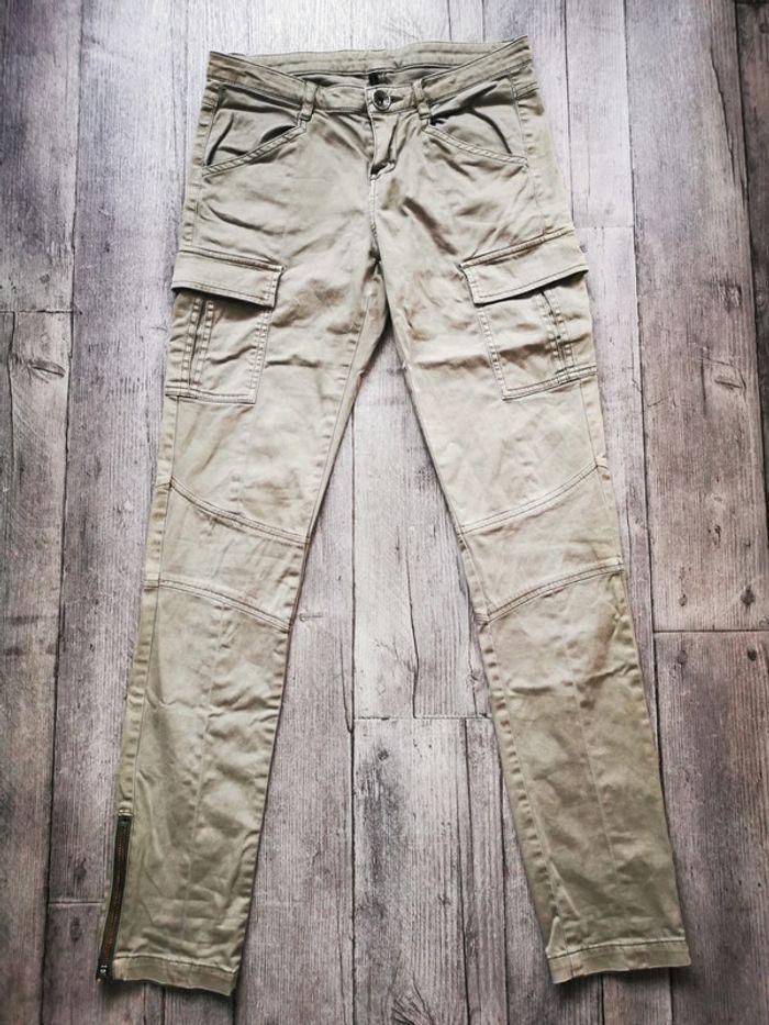 Pantalon cargo 12ans XXS S - photo numéro 2