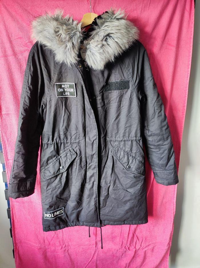 Manteau chaud doublé à capuche taille S - photo numéro 1