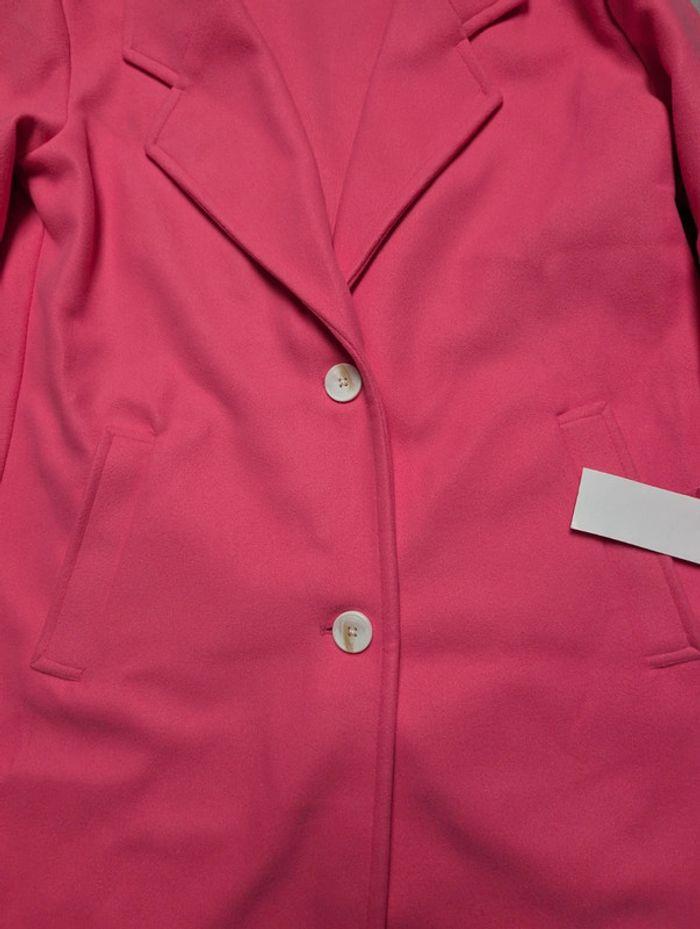 Manteau long Kiabi taille M rose fuchsia neuf avec étiquettes - photo numéro 2